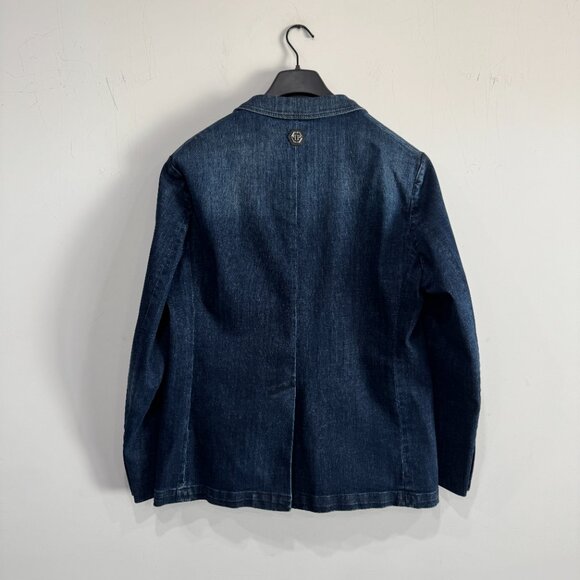 Philipp Plein Denim Blazer NWOT, Size 3XL runs small - Picture 13 of 17